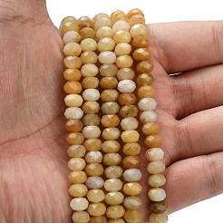 Natural Topaz Jade Beads Strands&nbsp;G-Z111-A06-01