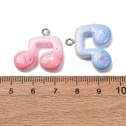 Opaque Resin Pendants&nbsp;RE-CBAEB26-01B