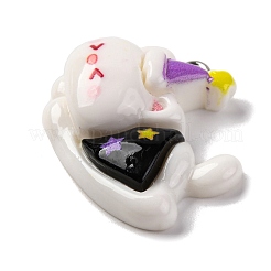 Halloween Theme Opaque Resin Pendants&nbsp;RESI-D075-03B