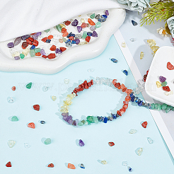 2 Strands Chakra Natural Mixed Gemstone Chip Beads Strands&nbsp;G-BBC0001-44