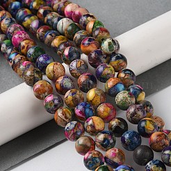 Natural Imperial Jasper Beads Strands&nbsp;G-I122-8mm-28