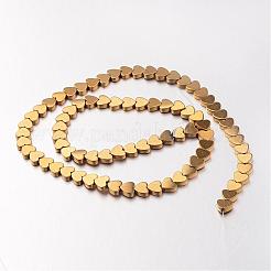Electroplate Non-magnetic Synthetic Hematite Bead Strands&nbsp;G-F300-23C-03