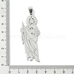 Non-Tarnish 201 Stainless Steel Big Pendants&nbsp;STAS-U003-13P