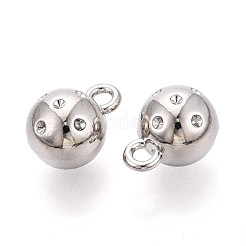 合金ラインストーンセッティング台  ボール  プラチナ  16.5x12mm  穴：2.5mm  1.6mmのラインストーンに適する&nbsp;PALLOY-N185-02P