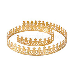 Crown Brass Ribbon for Lamp Cover Decoration&nbsp;AJEW-WH0348-381A