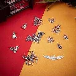 Tibetan Style Alloy Pendants&nbsp;TIBEP-SC0001-65AS