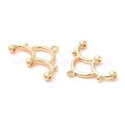 Brass Chandelier Component Links&nbsp;KK-K333-40G
