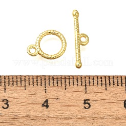 真鍮製マンテル  リング  ゴールドカラー  リング：10x7.8x1mm  穴：1.2mm  バー：4x15x1mm  穴：1.2mm&nbsp;KK-B121-06G
