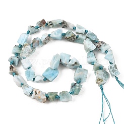Raw Rough Natural Larimar Beads Strands&nbsp;G-D101-A06-02