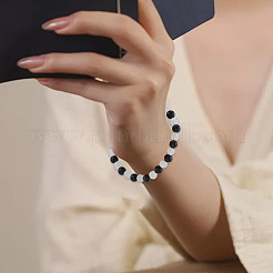 60Pcs Natural Black Onyx Beads&nbsp;G-SC0003-58