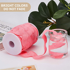 9 Yards Polyester Wavy Fringe Trim Ribbon&nbsp;OCOR-XCP0002-90A