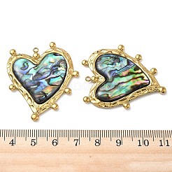 Natural Paua Shell Pendants&nbsp;STAS-G397-14G-02