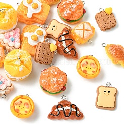20Pcs 10 Styles Resin Pendants&nbsp;RESI-YW00011-39