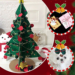 3ロール3色のポリエステルギフトラッピングベルトリボン鉄線ウールゴールドオニオンボールウェビング  クリスマスツリー用  お祭りパーティーの装飾  ギフトボックスのラッピング  ミックスカラー  1/4インチ（8mm）  約3.28ヤード（3m）/ロール  1ロール/色&nbsp;OCOR-PH0002-85