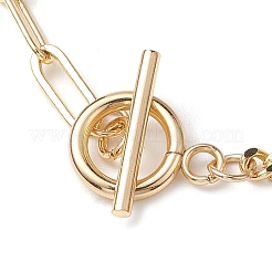 Electroplated Natural Quartz Hexagon Prism Pendant Necklaces&nbsp;NJEW-JN04996-03
