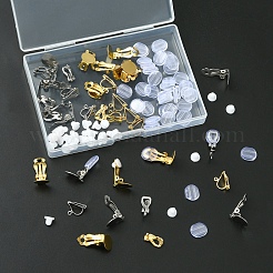 304 Stainless Steel Clip-on Earring Findings&nbsp;STAS-FS0001-59