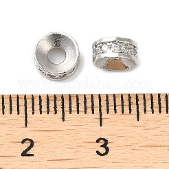 Rack Plating Brass Cubic Zirconia Beads&nbsp;KK-K349-03P