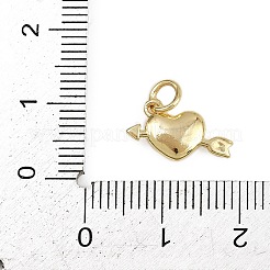 Brass Enamel Charms&nbsp;KK-D409-01G