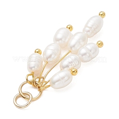 Natural Cultured Freshwater Pearl Pendants&nbsp;PALLOY-JF05104