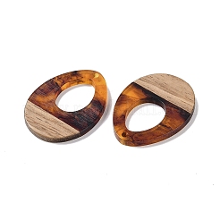 Resin & Wood Pendants&nbsp;WOOD-F015-17G
