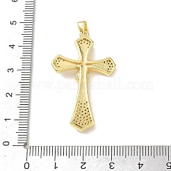 Easter Brass Micro Pave Clear Cubic Zirconia Pendants&nbsp;KK-A303-09E-G