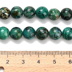 Natural Chrysocolla Beads Strands&nbsp;G-L642-B12-8mm