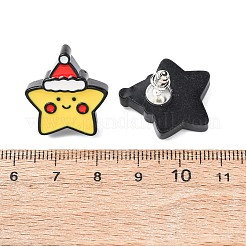 Christmas Theme Resin Stud Earrings&nbsp;EJEW-C170-01