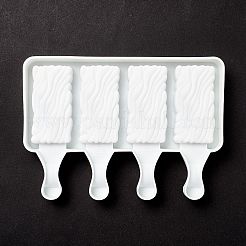 Food Grade DIY Rectangle Ice-cream Silicone Molds&nbsp;LS-DIY-D062-02B