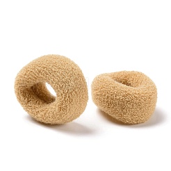 女の子のヘアアクセサリー  ポニーテールホルダー  弾性繊維髪ゴム  ペルー  43.5~47x20mm  内径：25mm&nbsp;OHAR-H008-A04