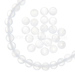 1 Strand Natural Selenite Beads Strands&nbsp;G-AR0005-51