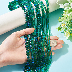 11 Strands 11 Styles Electroplate Glass Beads Strands&nbsp;EGLA-TA0003-01A