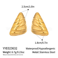 304 Stainless Steel Stud Earrings&nbsp;QT5422-1