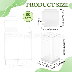 Folding PVC Gift Storage Boxes&nbsp;CON-WH0110-57A
