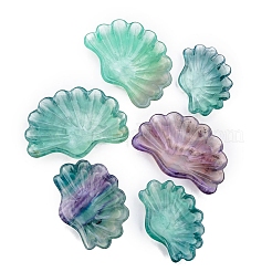 Natural Fluorite Shell Shape Decorative Bowls&nbsp;PW-WG46732-02