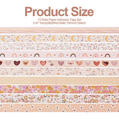 DIY Scrapbook Decorative Paper Adhesive Tapes&nbsp;DIY-TAC0023-59B