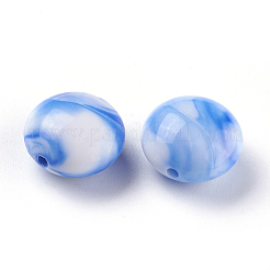 アクリルビーズ  天然石風  ロンデル  ミックスカラー  15.5~16x10mm  穴：2mm  約320個/500g&nbsp;MACR-E025-31