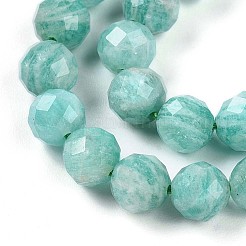 Natural Amazonite Beads Strands&nbsp;G-S345-6mm-25