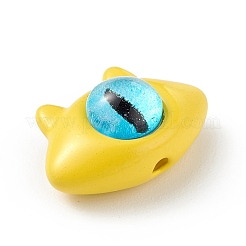 Spray Painted Alloy Beads&nbsp;PALLOY-K001-18F