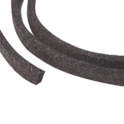 Coconut Brown Flat Faux Suede Cord&nbsp;X-LW-R003-07