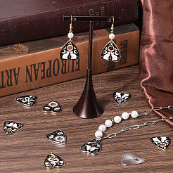 32Pcs 8 Styles Alloy Enamel Pendants&nbsp;ENAM-SC0005-13B