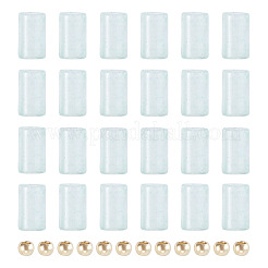 DIYジュエリー作成キット  天然白翡翠ビーズ30個と真鍮ビーズ15個を含む  2~6x2~3.5mm  穴：0.8~1mm&nbsp;DIY-TAD0001-01B