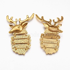 Tibetan Style Alloy Cabochons&nbsp;TIBEP-S193-AG-NR