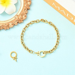 2Pcs 304 Stainless Steel Twister Clasps&nbsp;STAS-CJ0003-59