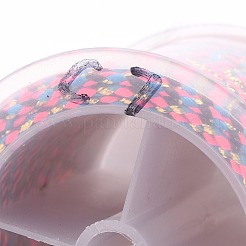 メタリック糸を使用した4本撚りポリコットンコード  手作りマクラメ綿ロープ  ひも壁掛け用植物ハンガー  パープル  1.5mm  約21.8ヤード（20m）/ロール&nbsp;OCOR-Z003-C03