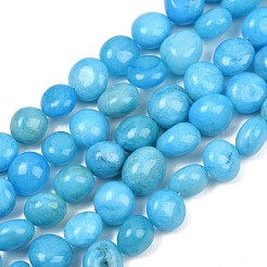 Dyed Natural White Jade Beads Strands&nbsp;GG-CBACF26-B01-02
