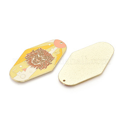 Rack Plating Alloy and Enamel Big Pendants&nbsp;X1-ENAM-T021-29F