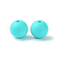 Round Food Grade Eco-Friendly Silicone Focal Beads&nbsp;SIL-F003-01E