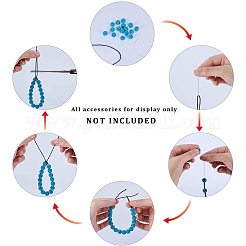 ナイロンサテンのラットテールコード  ブレスレットジュエリー作りのための中国結びマクラメ工芸  ミックスカラー  1mm  約30m /ロール  1ロール/カラー  20のロール/セット&nbsp;NWIR-PH0001-18