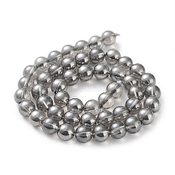 Electroplated Synthetic Quartz Crystal Beads Strands&nbsp;G-Z038-B02-02PL-1