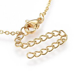 304ステンレススチールジュエリーセット  ペンダントネックレス＆スタッドピアス＆ブレスレット  ハート  ゴールドカラー  16.93インチ（43cm）  6-3/4インチ（17cm）  7x9x2.5mm  ピン：0.8mm&nbsp;SJEW-H144-23G